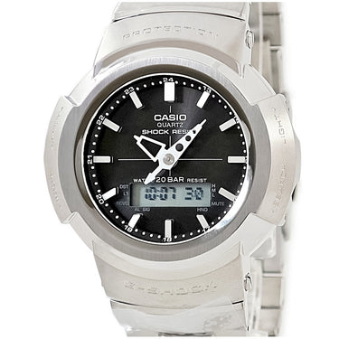 腕時計 カシオ CASIO G-SHOCK フルメタル AWM-500D-1ADR クオーツ メンズ 未使用 タフソーラー 電波時計 耐衝撃 防水 シルバー