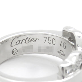 カルティエ Cartier 2C ブークルセ ホワイトゴールド K18WG ダイヤモンド #46(JP 6) リング 指輪 Cartier 750 C2 6号