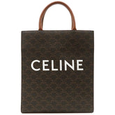 セリーヌ CELINE スモール バーティカル カバ  191542BZK  タン トリオンフキャンバス 2WAYバッグ ゴールド金具 茶 ハンドバッグ ショルダー