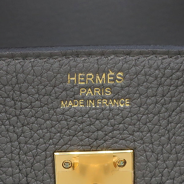 エルメス HERMES バーキン25 グリメイヤー トゴ ハンドバッグ ゴールド金具 新品 未使用