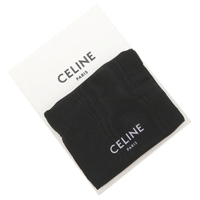 セリーヌ CELINE ストラップ付き コインパース ブラック×ブラウン トリオンフキャンバス コインケース ゴールド金具 黒 トリオンフ