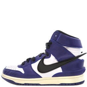 ナイキ NIKE アンブッシュコラボ ダンク ハイ CU7544-400 ディープロイヤル レザー ラバー ＃9 スニーカー NIKE × AMBUSH DUNK HIGH 青 白 黒