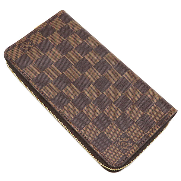 ルイヴィトン LOUIS VUITTON ジッピー ウォレット N41661 ダミエエベヌ ダミエキャンバス 長財布 ゴールド金具 新品 未使用 茶 ラウンドファスナー