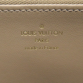 ルイヴィトン LOUIS VUITTON ジッピーウォレット クッサン M81511 トープ ラムスキン 長財布 ゴールド金具 モノグラム エンボス ラウンドファスナー