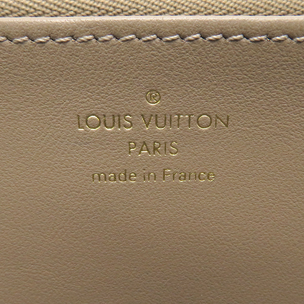 ルイヴィトン LOUIS VUITTON ジッピーウォレット クッサン M81511 トープ ラムスキン 長財布 ゴールド金具 モノグラム エンボス ラウンドファスナー