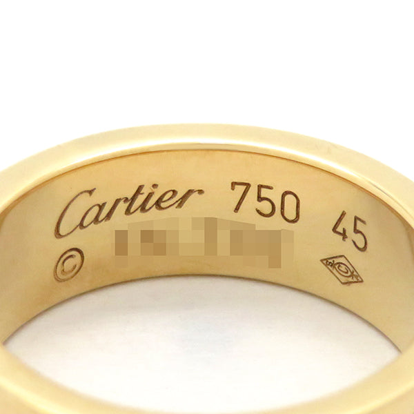 カルティエ Cartier ラブリング B4084645 イエローゴールド K18YG #45(JP5) リング 指輪 LOVE Ring 750 18K YG