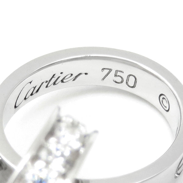 カルティエ Cartier ベビーラブ ダイヤ B7013700 ホワイトゴールド K18WG ダイヤモンド ネックレス 18金 750WG