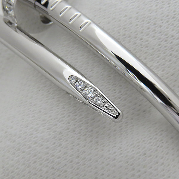 カルティエ Cartier ジュストアンクル  B6048716 ホワイトゴールド K18WG ダイヤモンド #16 ブレスレット Au750 JUSTE UN CLOU