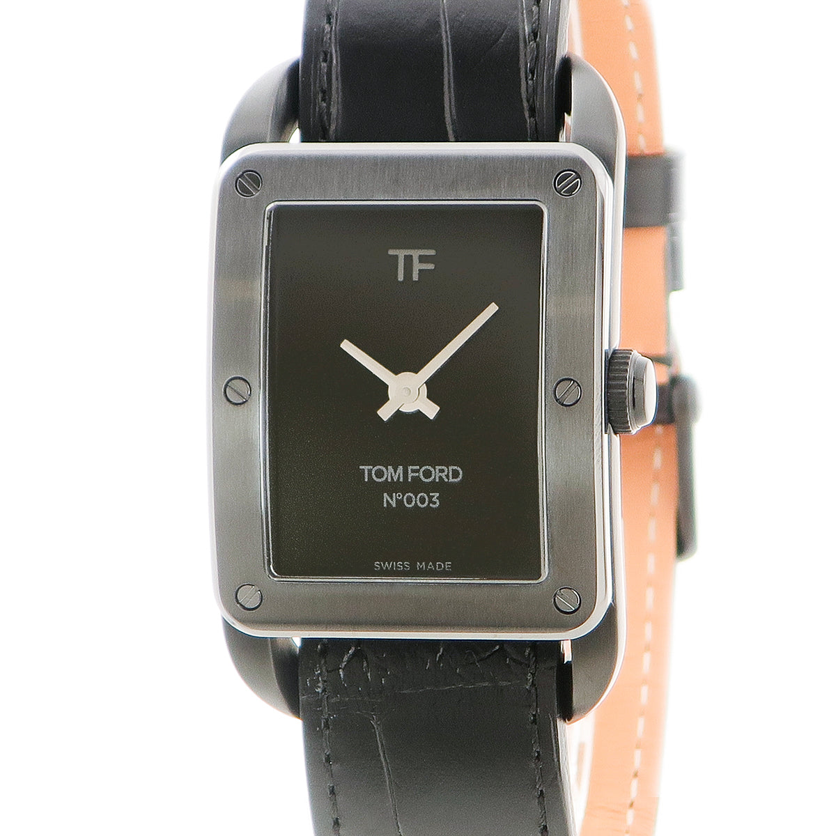 トムフォード TOM FORD N.003 TF0120256686 クオーツ メンズ 未使用 PVD スクエア型 ブラック