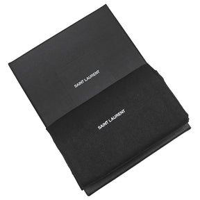 サンローラン SAINT LAURENT カサンドラ ブラック レザー キーケース ゴールド金具 黒 鍵入れ 4連 ロゴ