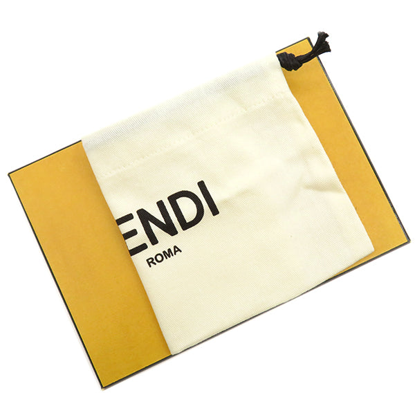 フェンディ FENDI オーロック コンチネンタルウォレット 8M0470 グレー レザー 長財布 ゴールド金具 二つ折り