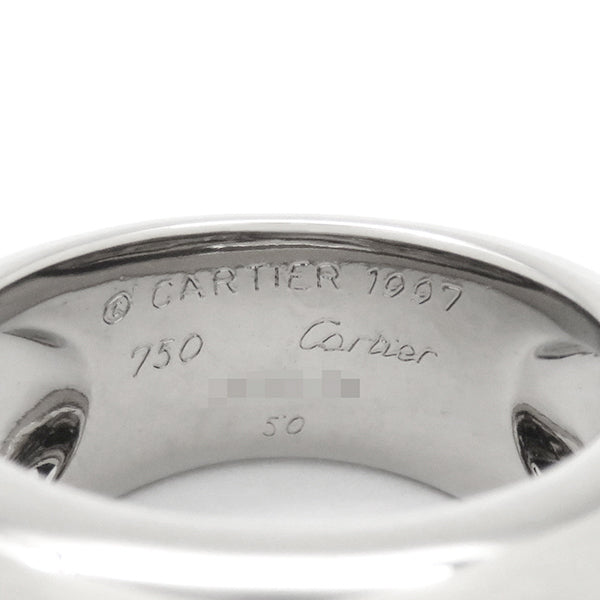 カルティエ Cartier ヌーベルバーグ ホワイトゴールド K18WG #50(JP10) リング 指輪 750 18K  9.5号