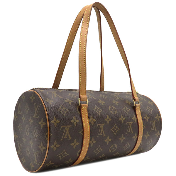 ルイヴィトン LOUIS VUITTON パピヨン 30 M51385 モノグラム モノグラムキャンバス ハンドバッグ ゴールド金具 茶