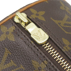 ルイヴィトン LOUIS VUITTON パピヨン 30 M51385 モノグラム モノグラムキャンバス ハンドバッグ ゴールド金具 茶