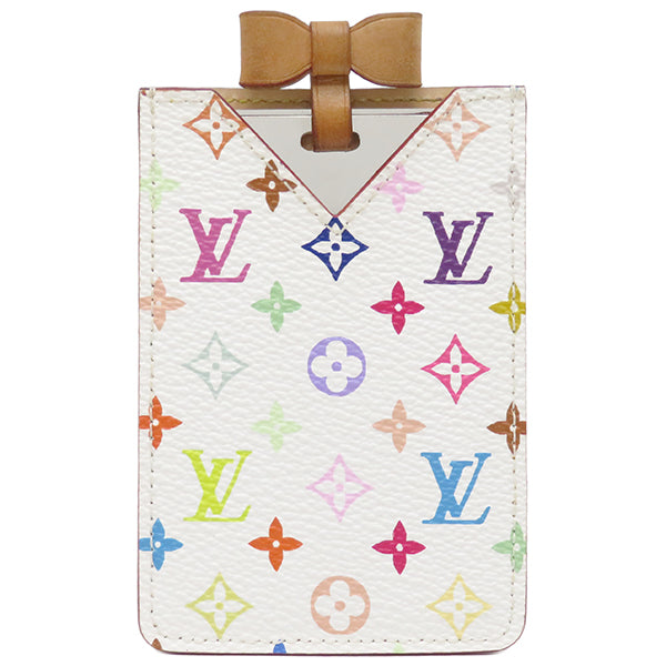 ルイヴィトン LOUIS VUITTON エテュイ ミロワール M92651 ブロン モノグラムマルチカラー キーホルダー コンパクトミラー