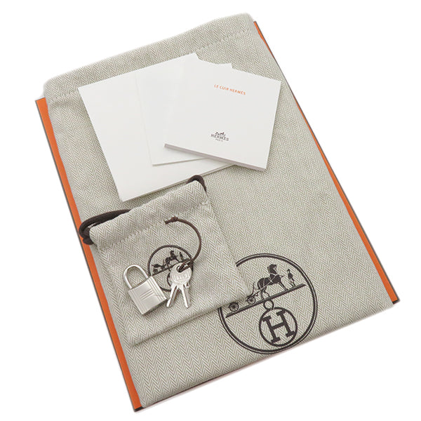 エルメス HERMES ピコタンロックPM マカサー トリヨンクレマンス ハンドバッグ シルバー金具 新品 未使用 こげ茶