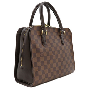 ルイヴィトン LOUIS VUITTON トリアナ N51155 ダミエエベヌ ダミエキャンバス ハンドバッグ ゴールド金具 茶