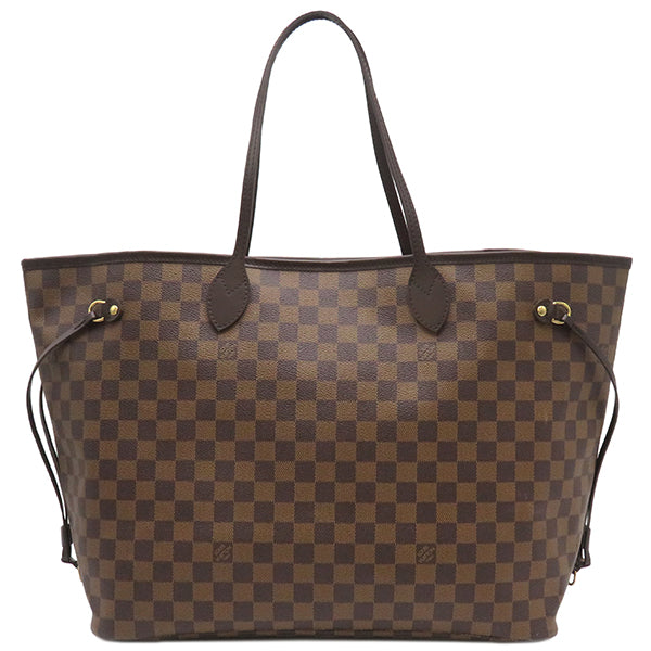 ルイヴィトン LOUIS VUITTON ネヴァーフル GM N51106 ダミエ ダミエキャンバス トートバッグ ゴールド金具 茶