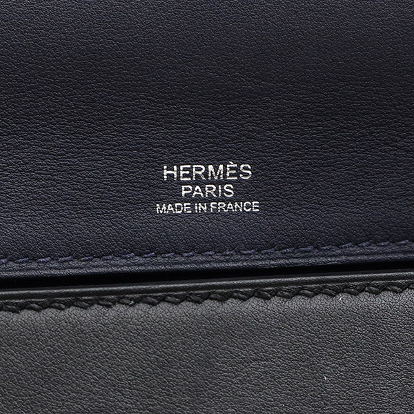 エルメス HERMES サック ヴァンキャトル 24/24 29  ブルーニュイ トゴ スイフト 2WAYバッグ シルバー金具 紺 ショルダー