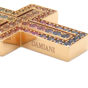 ダミアーニ DAMIANI ベルエポック レインボー  20084310 ピンクゴールドXマルチカラー K18PG サファイア ネックレス 750 18金