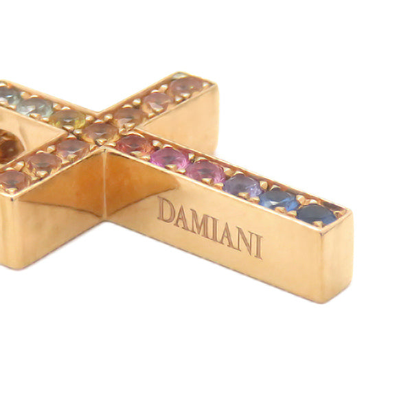 ダミアーニ DAMIANI ベルエポック レインボー  20084310 ピンクゴールドXマルチカラー K18PG サファイア ネックレス 750 18金