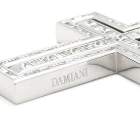 ダミアーニ DAMIANI ベルエポック バゲットダイヤ 20055758 ホワイトゴールド K18WG ダイヤモンド ネックレス ペンダント 750 18金 クロス 十字架