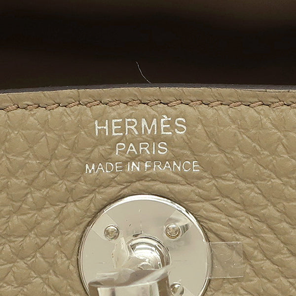 エルメス HERMES リンディ ミニ 20 ベージュマルファ トリヨンクレマンス ショルダーバッグ シルバー金具 新品 未使用