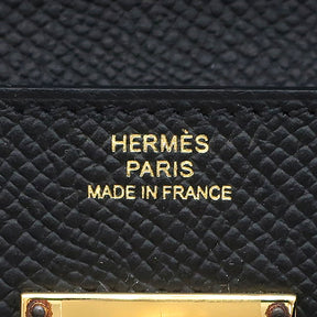 エルメス HERMES ケリーウォレット ロング ブラック ヴォーエプソン 長財布 ゴールド金具 新品 未使用 黒