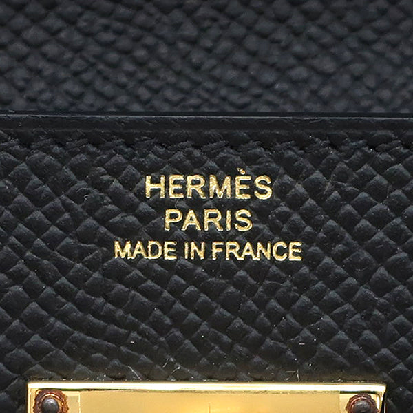 エルメス HERMES ケリーウォレット ロング ブラック ヴォーエプソン 長財布 ゴールド金具 新品 未使用 黒