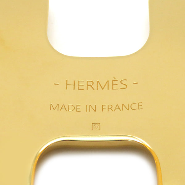 エルメス HERMES オランプ  オンブル リザード GP ブレスレット ゴールド金具