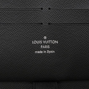 ルイヴィトン LOUIS VUITTON ジッピーオーガナイザー M67723 ブラック エピレザー 二つ折り財布 シルバー金具 黒 シュプリームコラボ Supreme