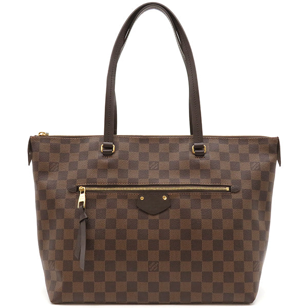 ルイヴィトン LOUIS VUITTON イエナPM N41012 ダミエエベヌ ダミエキャンバス トートバッグ ゴールド金具 茶 ハンドバッグ