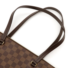 ルイヴィトン LOUIS VUITTON イエナPM N41012 ダミエエベヌ ダミエキャンバス トートバッグ ゴールド金具 茶 ハンドバッグ