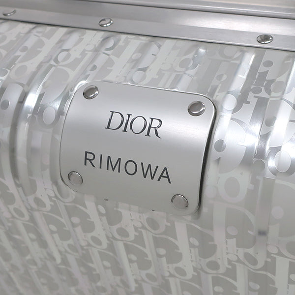 リモワ RIMOWA RIMOWA x DIOR キャビン 92590026 シルバー アルミニウム キャリーバッグ シルバー金具 TSAダイヤルロック 4輪