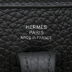 エルメス HERMES エヴリンTPM ブラック トリヨンクレマンス ショルダーバッグ シルバー金具 黒