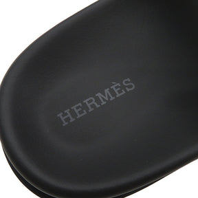 エルメス HERMES シプレ H232144Z  ブラック カーフ シェーブルヴェロア ストラス #39 サンダル 黒 フラットサンダル