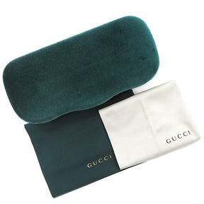 グッチ GUCCI クリア 56□18 GG0396S001 ゴールド×ベージュ プラスチック ニッケル合金 サングラス ゴールド金具