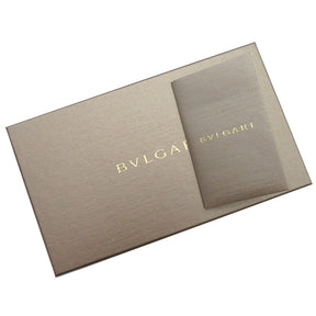 ブルガリ BVLGARI ブルガリブルガリ ラウンドファスナー 36933 ブラック グレインレザー 長財布 シルバー金具 黒 青 新品 未使用