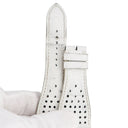 ロジェデュブイ ROGER DUBUIS ゴールデンスクエア用 クロコバンド ホワイト クロコダイル 腕時計パーツ 純正 替え ベルト ストラップ 30mm 白