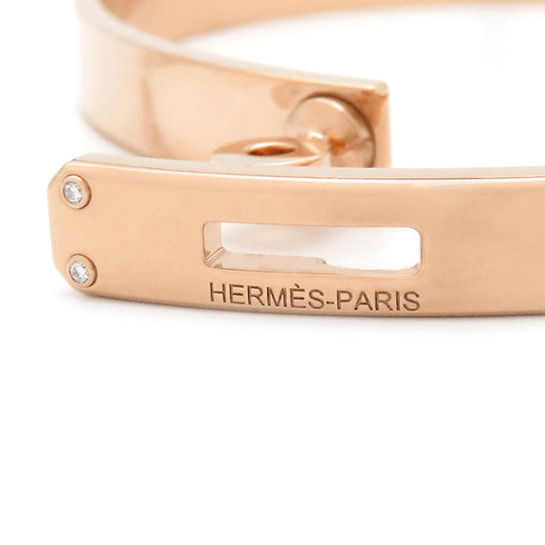 エルメス HERMES ケリーPM  H109032B 00SH ピンクゴールド K18PG ダイヤモンド SH ブレスレット AU750 750PG RG 4石