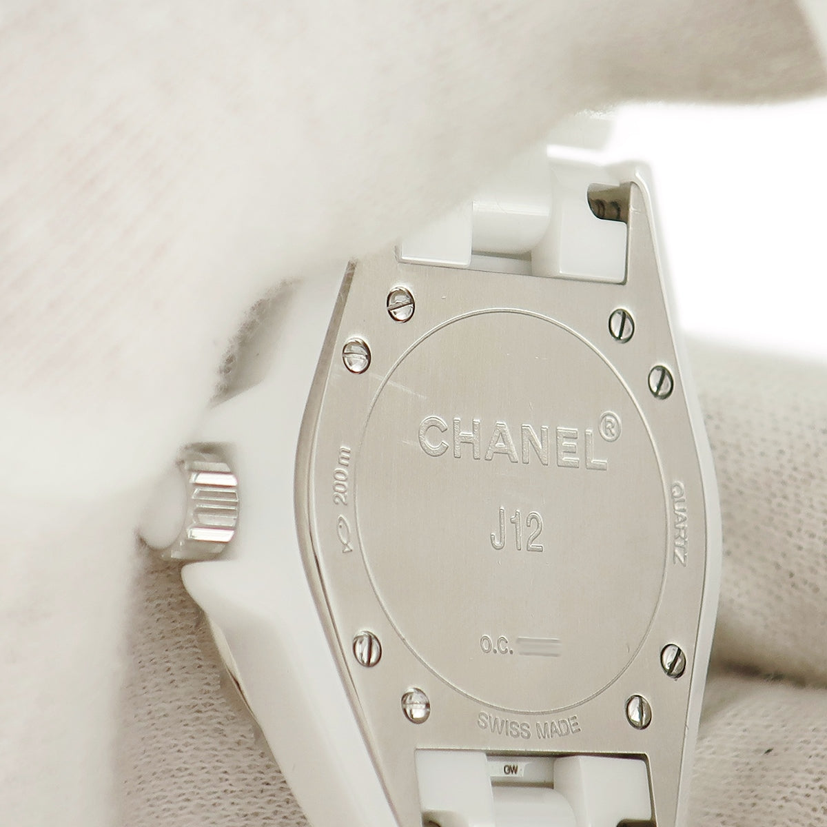 シャネル CHANEL J12 34MM H2429 クオーツ レディース 純正ダイヤ 白