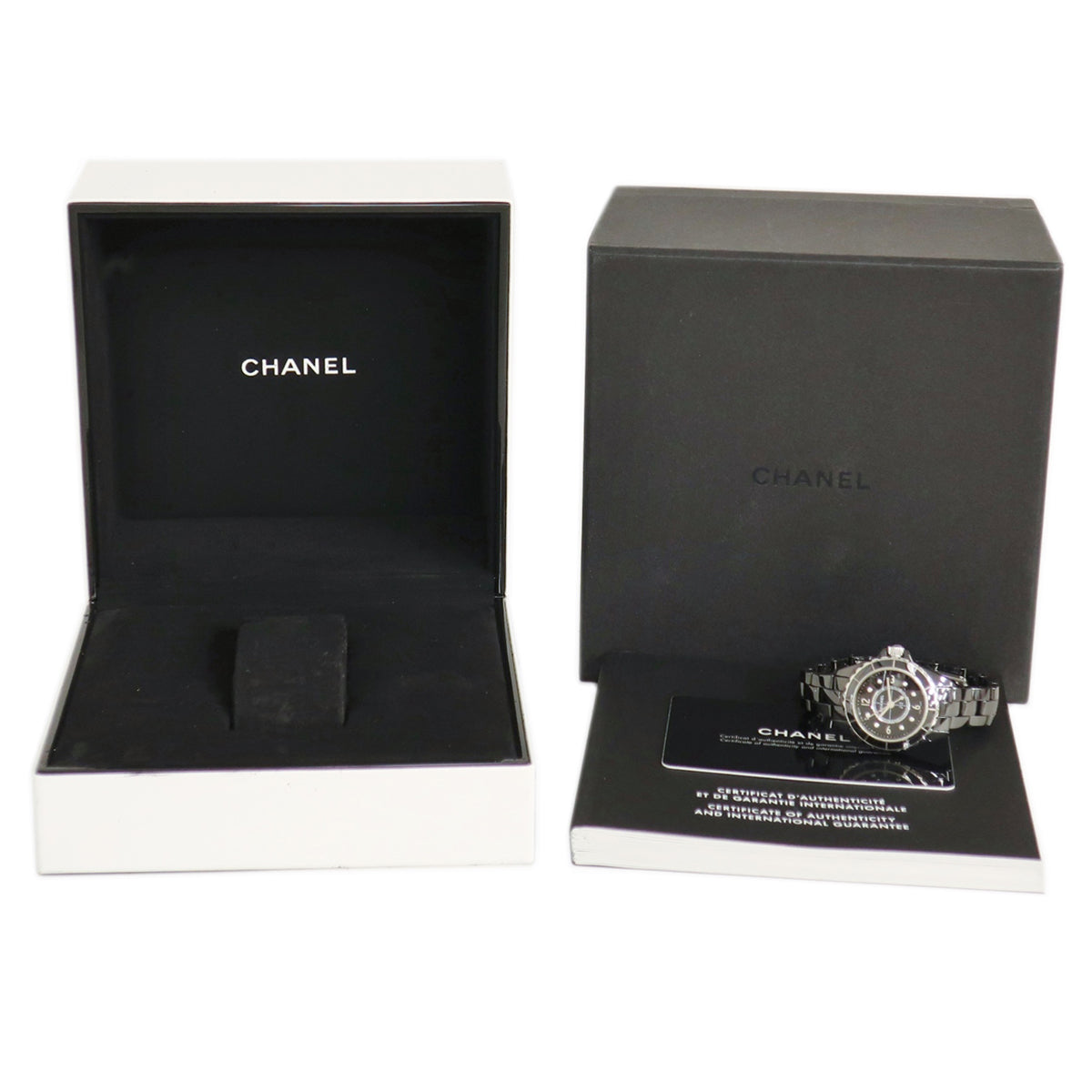 シャネル CHANEL J12 29mm H2569 クオーツ レディース 純正ダイヤ ブラック