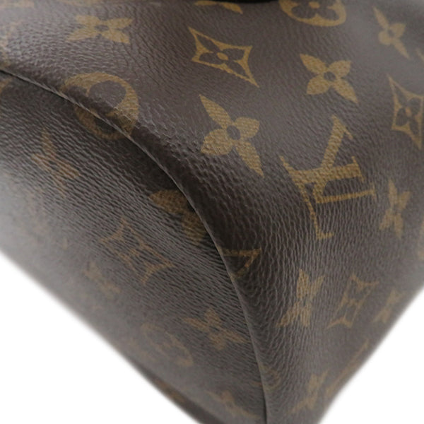 ルイヴィトン LOUIS VUITTON ザック バックパック M43422 モノグラム×ブラック モノグラムマカサー リュック・デイパック シルバー金具 茶 黒