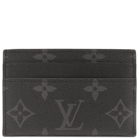 ルイヴィトン LOUIS VUITTON ポルト カルト ダブル M62170 ブラック モノグラムエクリプス カードケース 黒