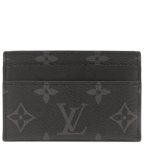 ルイヴィトン LOUIS VUITTON ポルト カルト ダブル M62170 ブラック モノグラムエクリプス カードケース 黒