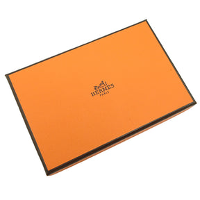 エルメス HERMES カルヴィ ヴェールフィズ ヴォーエプソン カードケース シルバー金具 薄緑