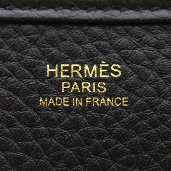 エルメス HERMES エヴリン3 PM ブラック トリヨンクレマンス ショルダーバッグ ゴールド金具 黒