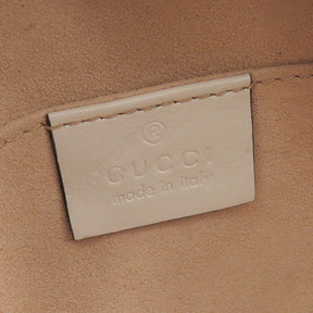 グッチ GUCCI GGマーモント チェーンショルダー 447632 ネイビー レザー ショルダーバッグ ガンメタル金具 紺 GGロゴ