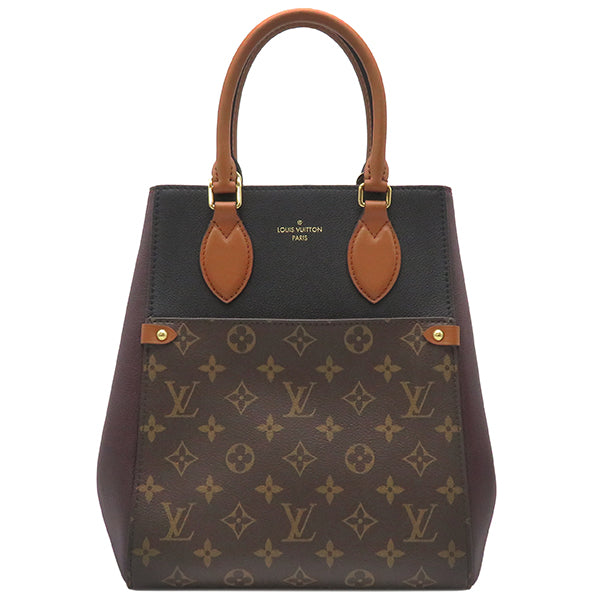 ルイヴィトン LOUIS VUITTON フォールドトート M45409 モノグラム×マルチカラー モノグラムキャンバス レザー 2WAYバッグ ゴールド金具 ハンドバッグ ショルダー