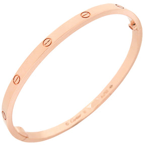 カルティエ Cartier LOVE ラブブレス SM B6047316 ピンクゴールド K18PG #16 ブレスレット 750 18K 18金  RG ローズゴールド